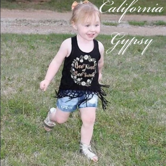 Baby boho hippie festival fringe top - Picture 6 of 7